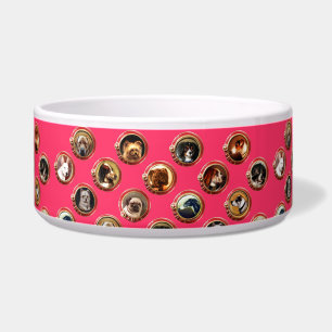 VICTORIAN ENAMELS /MINIATURE DOG PORTRAITS Pink