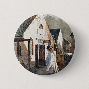 VICTORIAN ENGLAND 6 CM ROUND BADGE