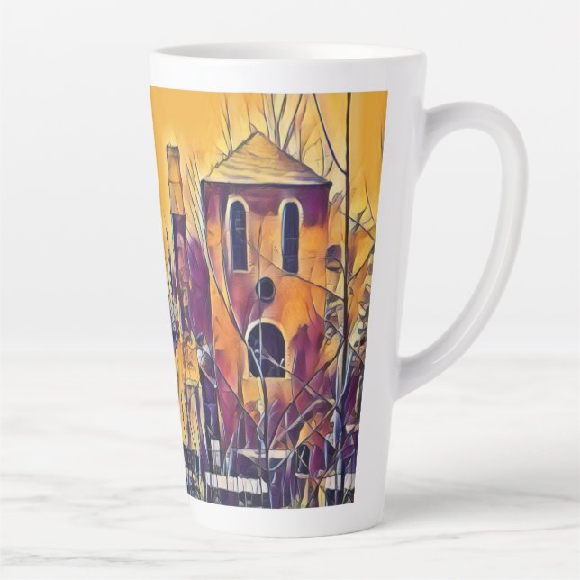 VICTORIAN ENGLAND BUILDING LATTE MUG (Right)