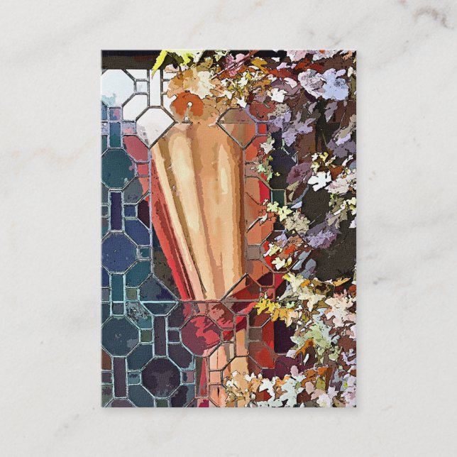 VICTORIAN ENGLAND BUSINESS CARD (Front)