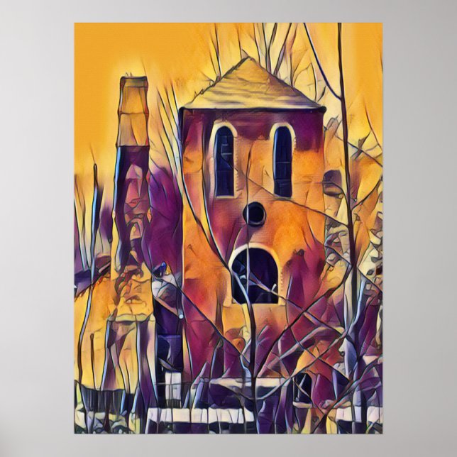 VICTORIAN ENGLAND FUNNY BUILDING  PHOTO PRINT (Front)