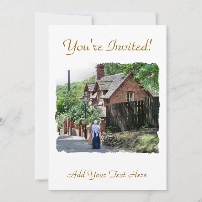 VICTORIAN ENGLAND INVITATION (Front)