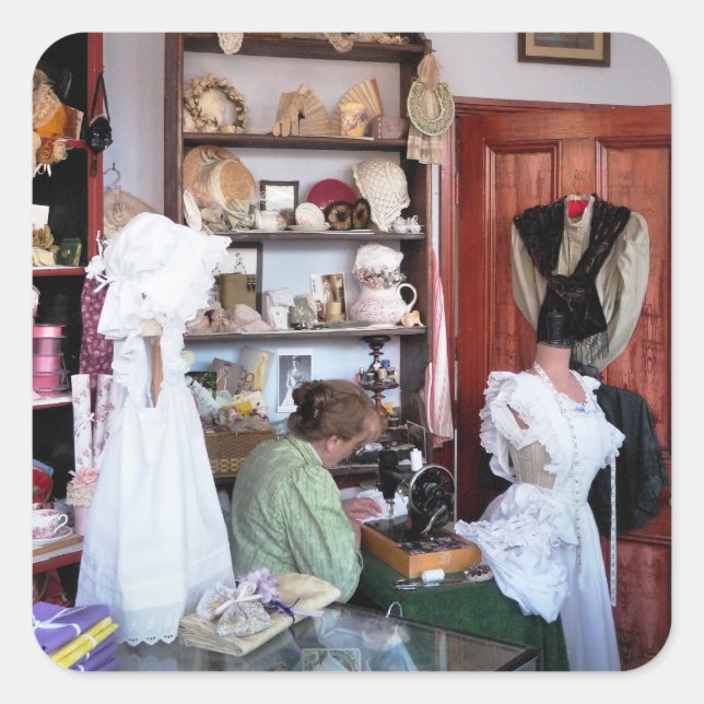 VICTORIAN ENGLAND SQUARE STICKER (Front)