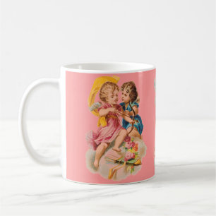 VICTORIAN ERA CHERUB FAIRY & CUPID MUG VALENTINES
