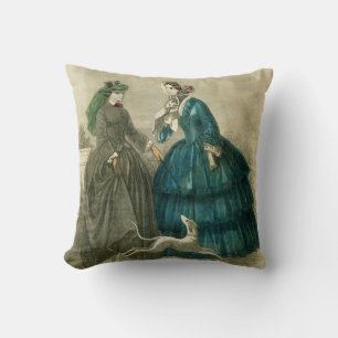 Victorian Era Fashion Cushion