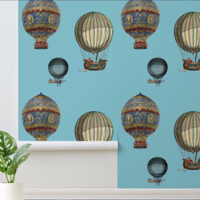 Victorian Era Hot Air Balloons Aeronautics Wallpaper (Creator Uploaded)