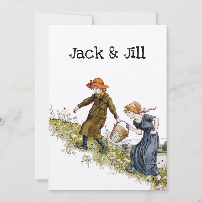 Victorian Era Jack & Jill by Kate Greenaway (Front)