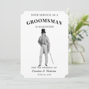 Victorian Era Vintage Bridesmaids Invitation