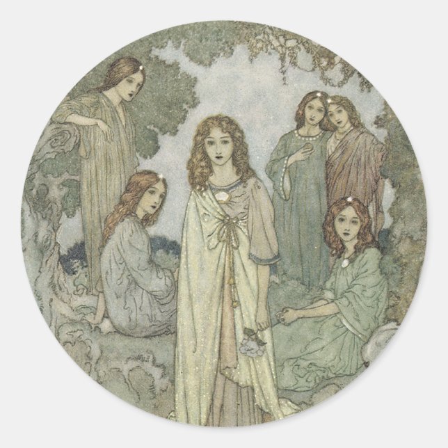Victorian Faerie Sticker (Front)