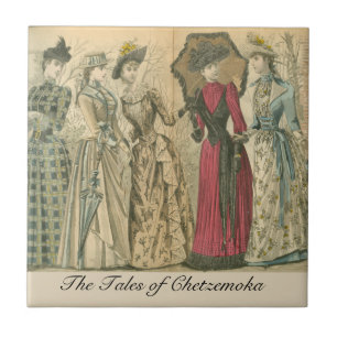 Victorian fashions ceramic tile