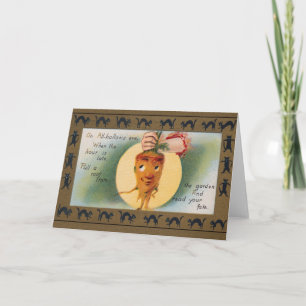 Victorian Fate Halloween Greeting Card