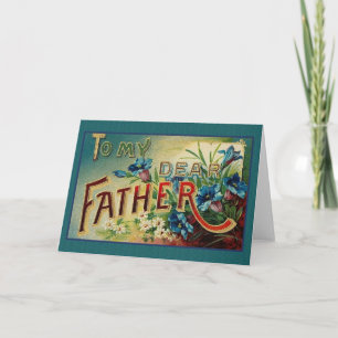 Victorian Father's Day Greeting Card