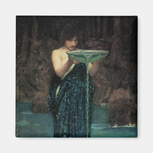 Victorian Fine Art, Circe Invidiosa by Waterhouse Magnet