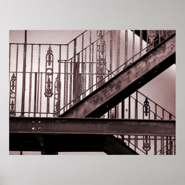 Victorian Fire Escape Poster (Front)