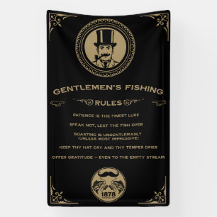 Victorian Fishing Rules Art Banner