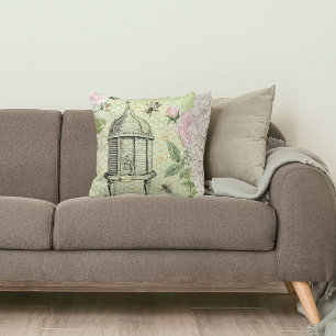 Victorian Floral Beehive  Cushion