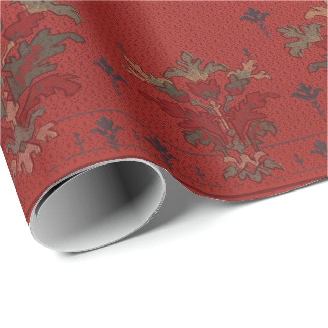 Victorian floral elegant Arts and crafts wallpaper Wrapping Paper (Roll Corner)