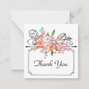 Victorian floral hang sign wedding white black pin card