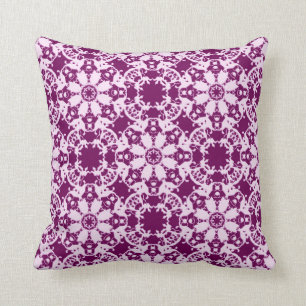 victorian floral pattern cushion