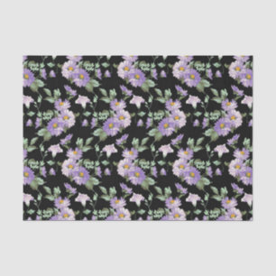 Victorian floral pattern tissue paper