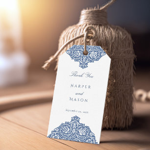 Victorian Floral Wedding Thank You Gift Tags