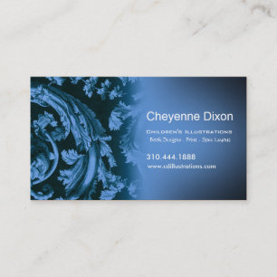 Victorian Flourish custom designer business card