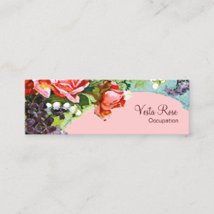 Victorian Flowers ~ CHANGE COLOR Business Cards