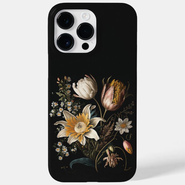 Victorian Flowers Design - A Timeless Classic Case-Mate iPhone Case (Back)