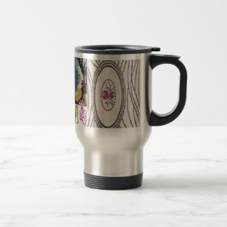 Victorian Flowers Stainless Mug Two