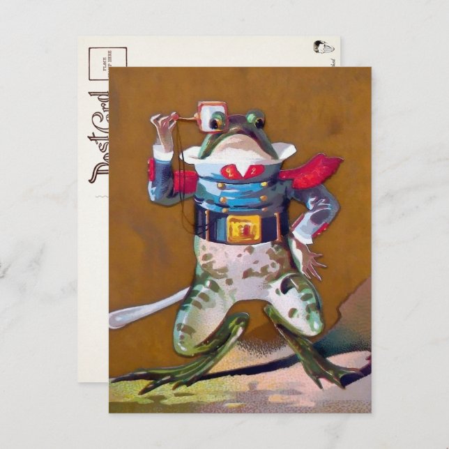Victorian Frog Postcard (Front/Back)