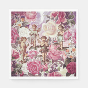 Victorian Garden Luncheon Paper Napkins