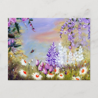 Victorian Garden - Postcard