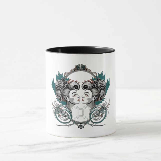Victorian Gemini Gothic Mug (Center)