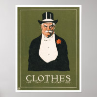 Victorian Gent Ad Fall/Winter 1916/1917 Art Print