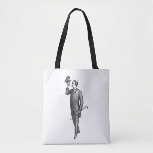 Victorian Gentleman Selfie Tote Bag