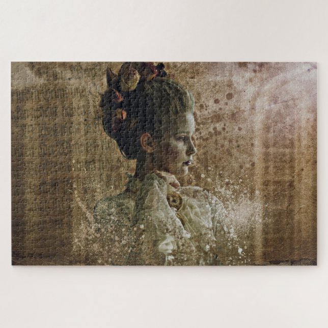 Victorian Ghost Lady-in-Waiting Jigsaw Puzzle (Horizontal)