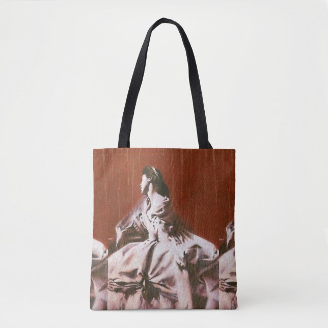 Victorian Girl In White All Over Print Bag (Front)