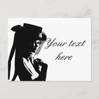 Victorian Girl Postcard