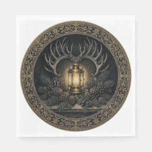 Victorian Gothic Antlers Napkins