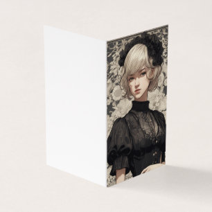 Victorian Gothic Elegance LBD Little Black Blank