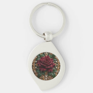 Victorian Gothic Floral Giant Key Ring