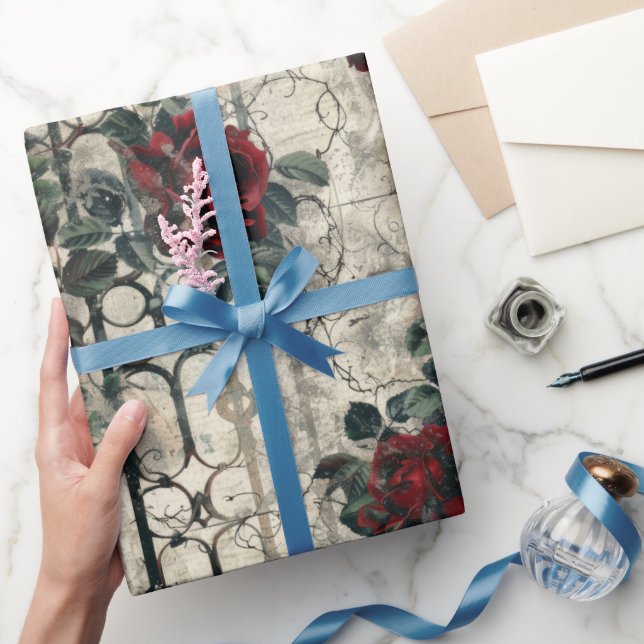 Victorian Gothic Garden Pattern Wrapping Paper (Gifting)