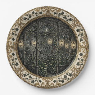Victorian Gothic Greenhouse Dinner Plate