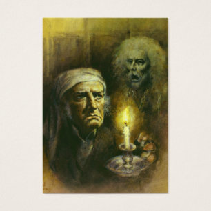 Victorian Gothic Scrooge ACEO Business Card