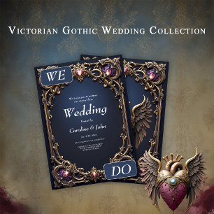 Victorian Gothic Wedding Collection Invitation