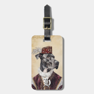 Victorian Great Dane Dog Luggage Tags