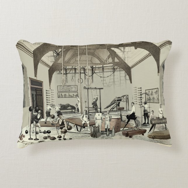 Victorian Gym Decorative Cushion (Front)