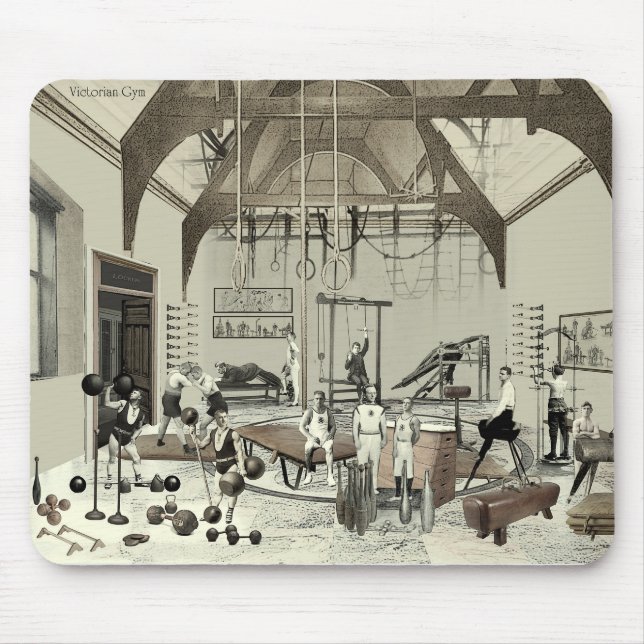 Victorian Gym Mouse Pad (Front)