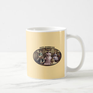 Victorian Happy Mother's Day Mum with Children URM Coffee Mug
