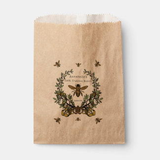 Victorian Honey Label Personalise Favour Bag